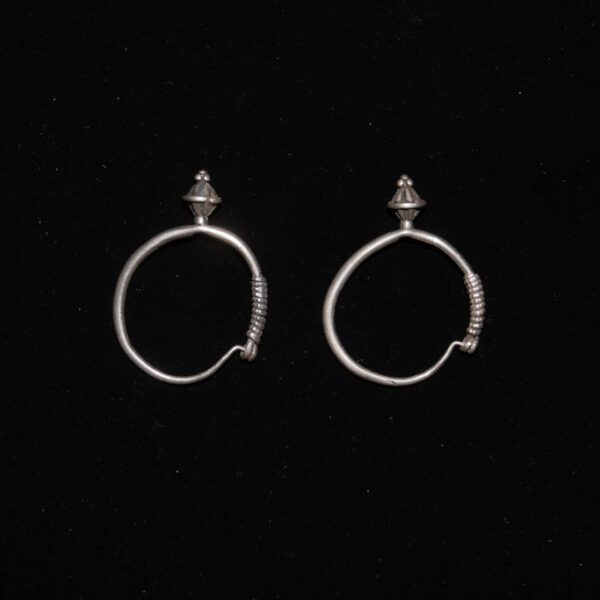 Karen Hilltribe Silver Earrings 1