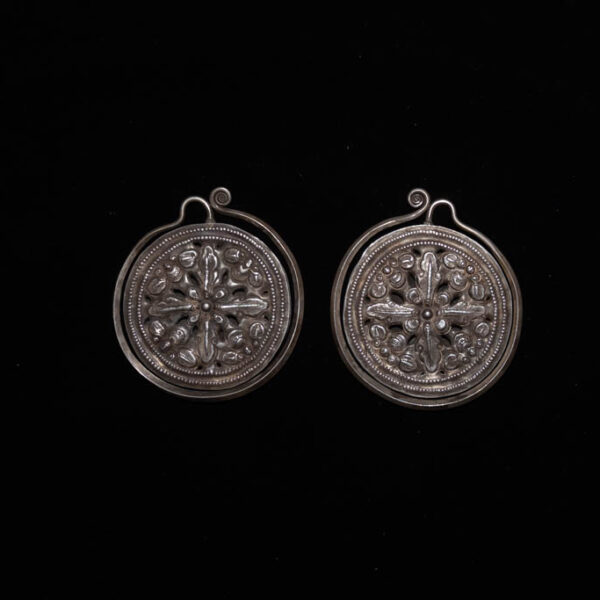 Karen Hilltribe Silver Earrings 2