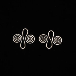 Karen Hilltribe Spiral Earrings