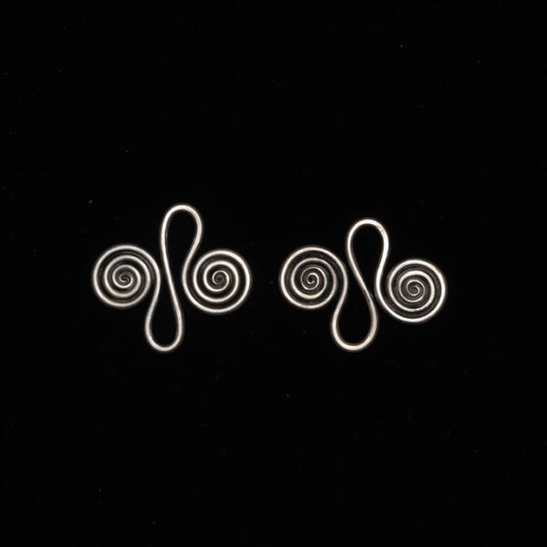 Karen Hilltribe Spiral Earrings