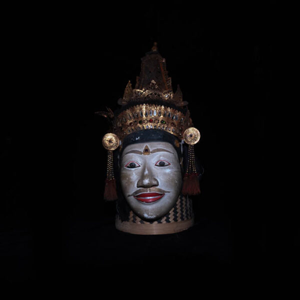 Antique Balinese Mask and Crown 1