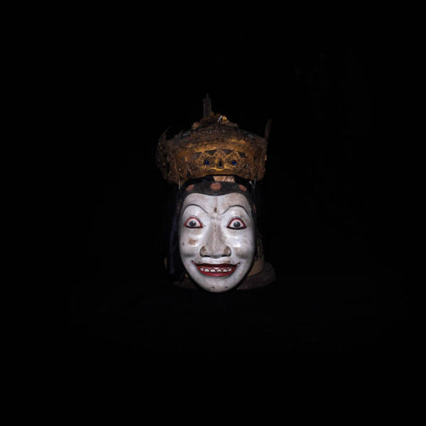 Antique Balinese Mask and Crown 3