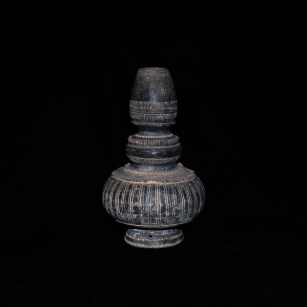Antique Laos Terracotta Oil Lamp