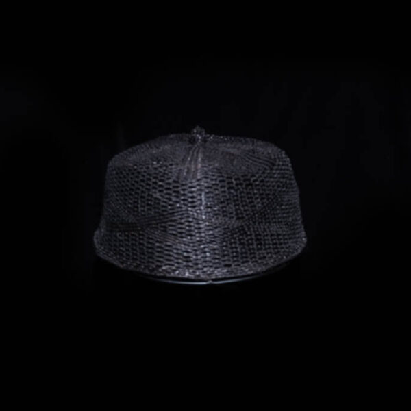 Antique Yao Priest's Human Hair Hat 3