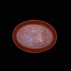 Burmese Lacquer Oval Plate 2