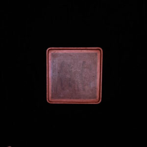 Burmese Lacquer Square Plate 2