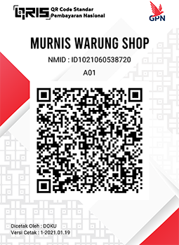 QR CODE To pay Murni's Warung Shop