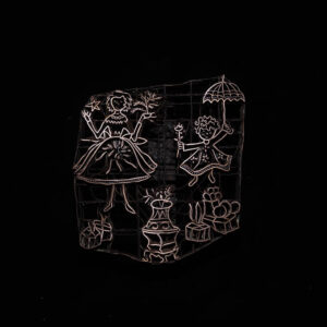 Antique Batik Stamp 73