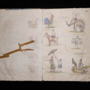 Antique Burmese Artist’s Sketchbook Antique Burmese Artist’s Sketchbook