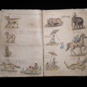 Antique Burmese Artist’s Sketchbook Antique Burmese Artist’s Sketchbook