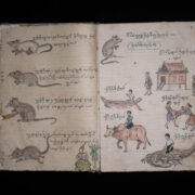 Antique Burmese Artist’s Sketchbook Antique Burmese Artist’s Sketchbook