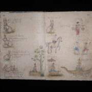 Antique Burmese Artist’s Sketchbook Antique Burmese Artist’s Sketchbook