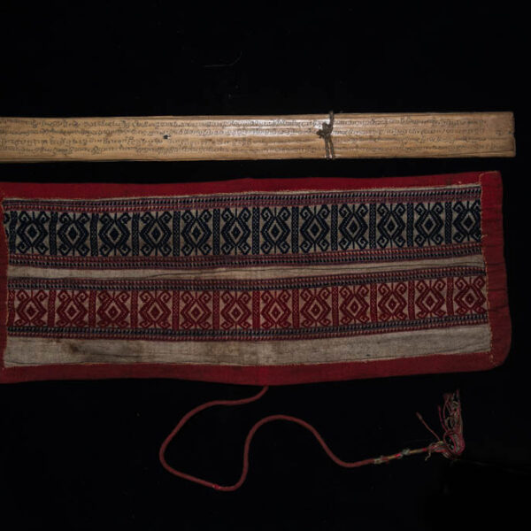 Antique Burmese Book Wrapper and Book 2 Antique Burmese Book Wrapper and Book 2