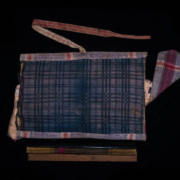 Antique Burmese Book Wrapper and Book 1 Antique Burmese Book Wrapper and Book 1