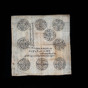 Antique Yantra Astrological Cloth