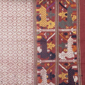 Laos Silk Dowry Cloth