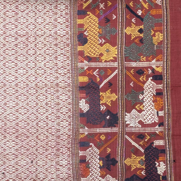 Laos Silk Dowry Cloth