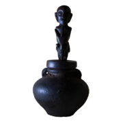 Antique Sumatran Ceramic Medicine Container 5 Antique Sumatran Ceramic Medicine Container 5
