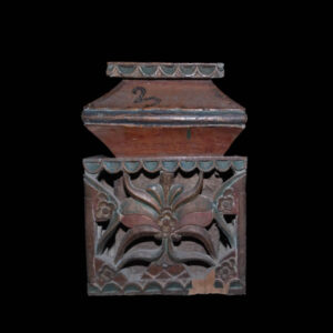 Antique Balinese House Post Base 2