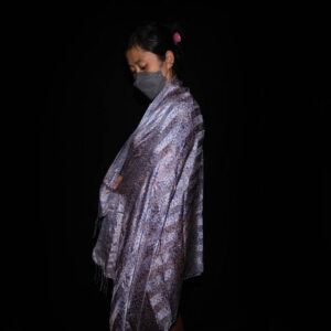 Large Batik Silk Scarf 18