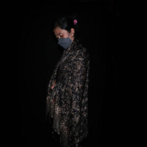 Large Batik Silk Scarf 2