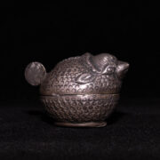 Antique Cambodian Lime Container 1 – Bird 2 Antique Cambodian Lime Container 1 – Bird 2