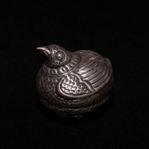 Antique Cambodian Lime Container 1 - Quail 2