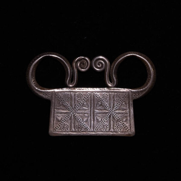 Antique Hmong Silver Spirit Lock 5 Antique Hmong Silver Spirit Lock 5