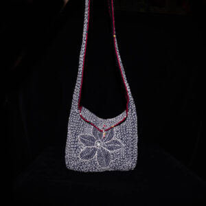 Hand Made Indigo Cotton Handbag 13