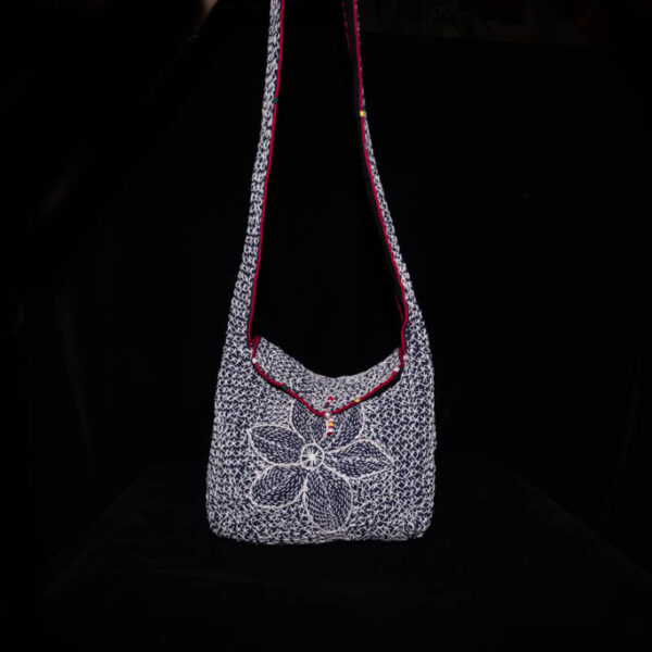 Hand Made Indigo Cotton Handbag 13 Hand Made Indigo Cotton Handbag 13