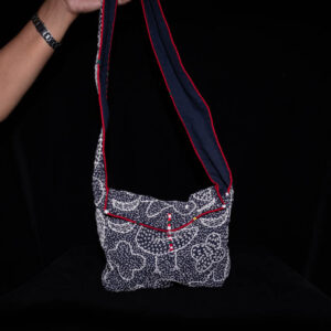 Hand Made Indigo Cotton Handbag 14