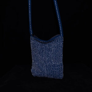 Hand Made Indigo Cotton Handbag 4