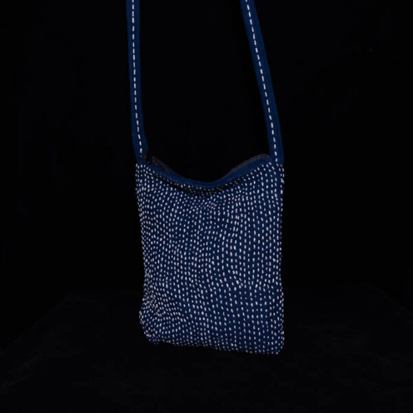 Hand Made Indigo Cotton Handbag 4 Hand Made Indigo Cotton Handbag 4