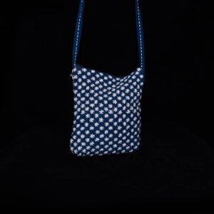 Hand Made Indigo Cotton Handbag 5