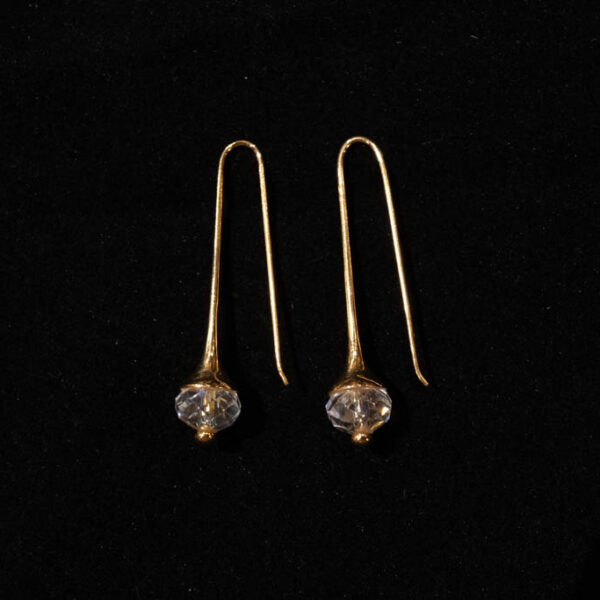 Gold Plated Sterling Silver Earring 12 Gold Plated Sterling Silver Earring 12
