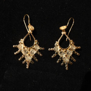 Gold Plated Sterling Silver Earring 2