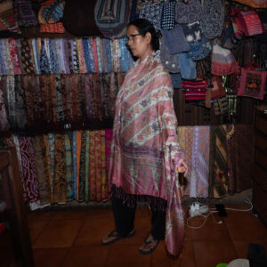 Large Batik Silk Scarf 20