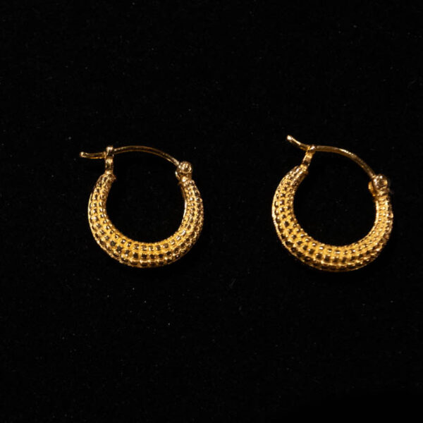 Gold Plated Sterling Silver Earring 25 Gold Plated Sterling Silver Earring 25