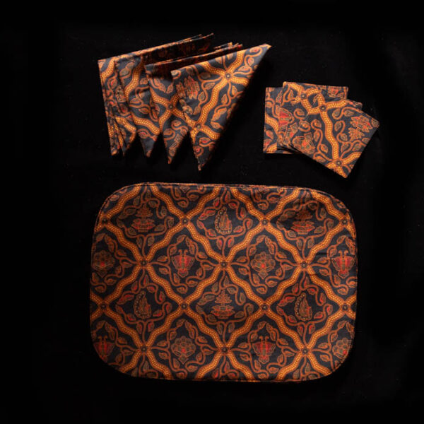 Batik Placemats, Coasters and Napkins 4 Batik Placemats, Coasters and Napkins 4