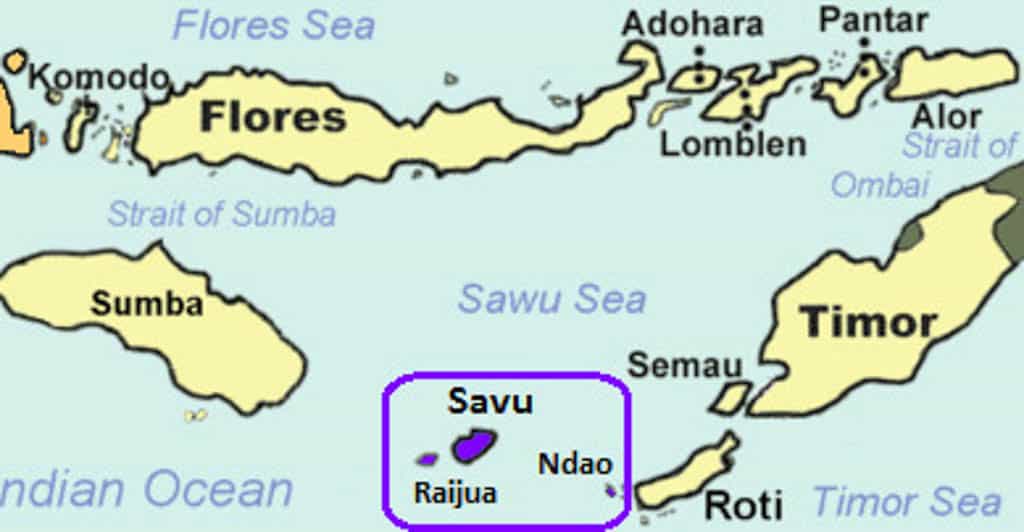 Map of Sawu