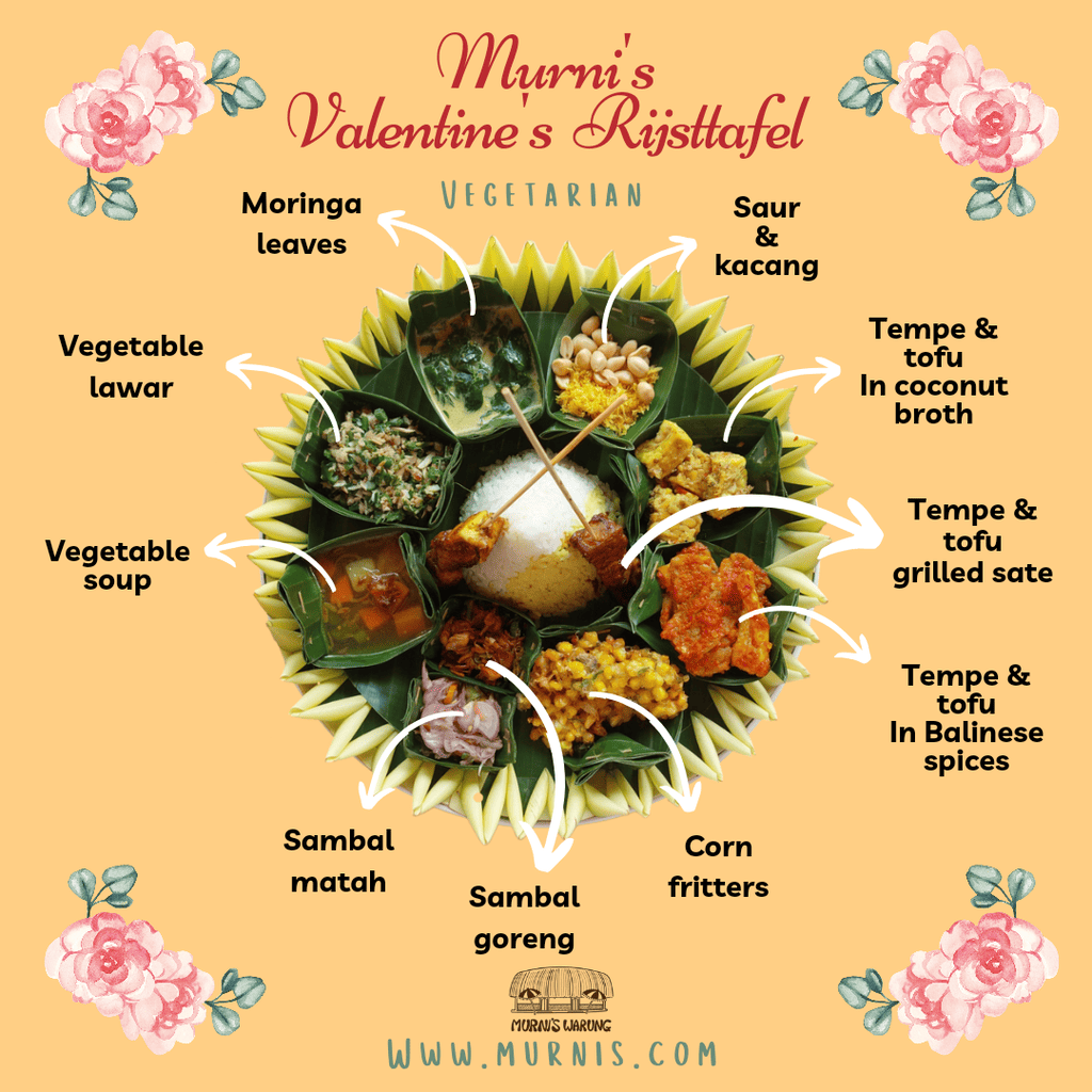 Valentines Rijsttafel Vegetarian