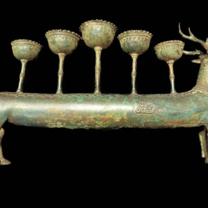 Oil Lamp Deer