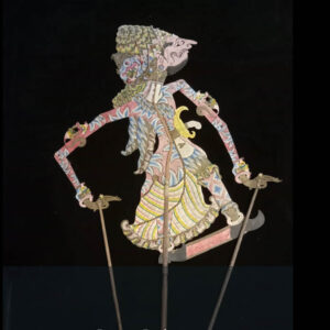 Antique Shadow Puppet (Wayang Kulit): Batara Brahma