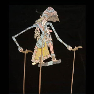 Antique Shadow Puppet (Wayang Kulit): Begawan Wisrawa