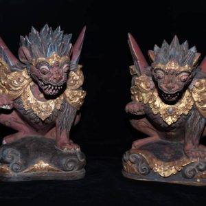 Pair of Winged Lions