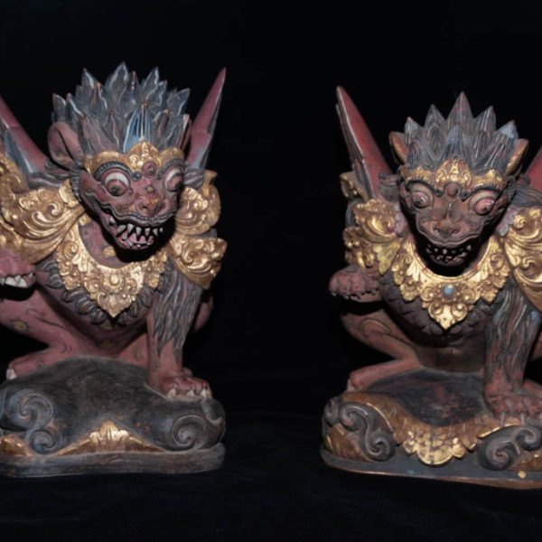 Pair of Winged Lions