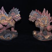 Pair of Winged Lions