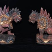 Pair of Winged Lions