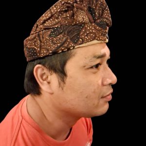 Balinese Batik Udeng Headdress A