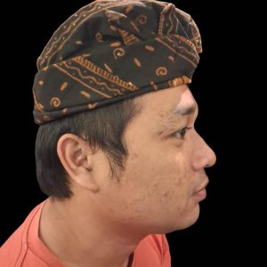 Balinese Batik Udeng Headdress C